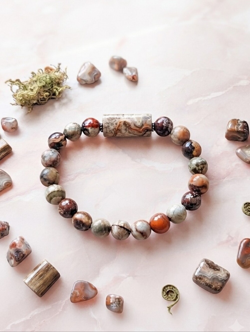Mexican Agate Bracelet